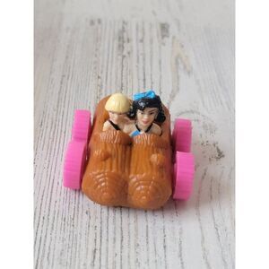 Mini cavemen log car toy figure accessory